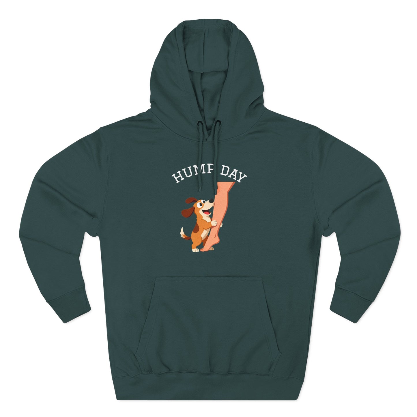 Hump Day Hoodie – Cute Beagle 'Hump Day' Fleece Pullover