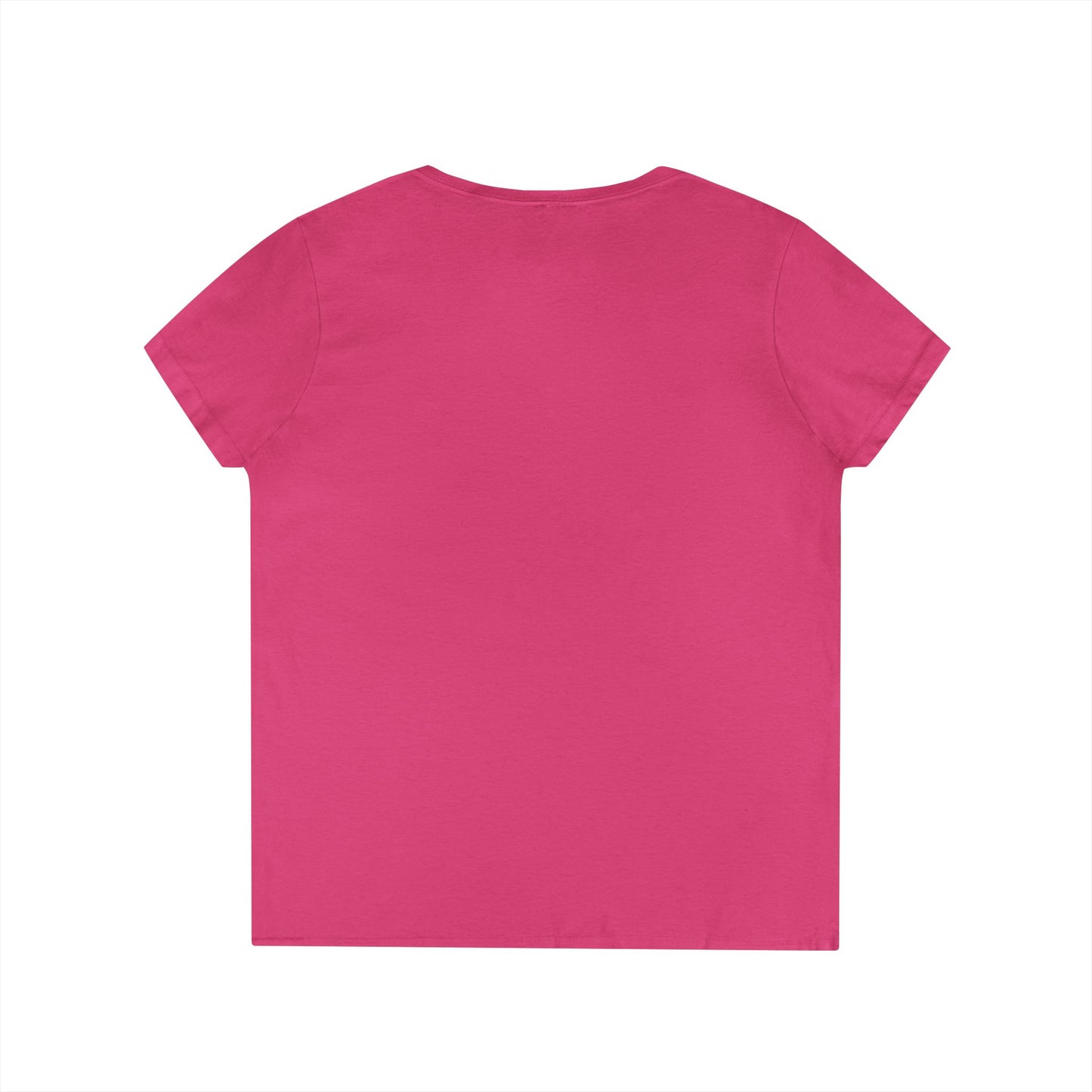 Ladies' V-Neck T-Shirt — "Shake for Answers" Magic 8-Ball Graphic Tee