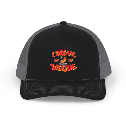 Trucker Cap — "I Dream of Weenie" Funny Hot Dog Snapback