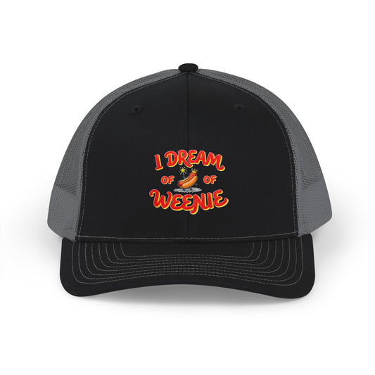 Trucker Cap — "I Dream of Weenie" Funny Hot Dog Snapback