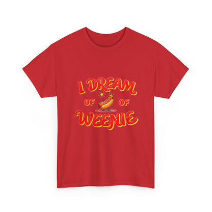 I Dream of Weenie Graphic Tee — Funny Hot Dog Retro Shirt