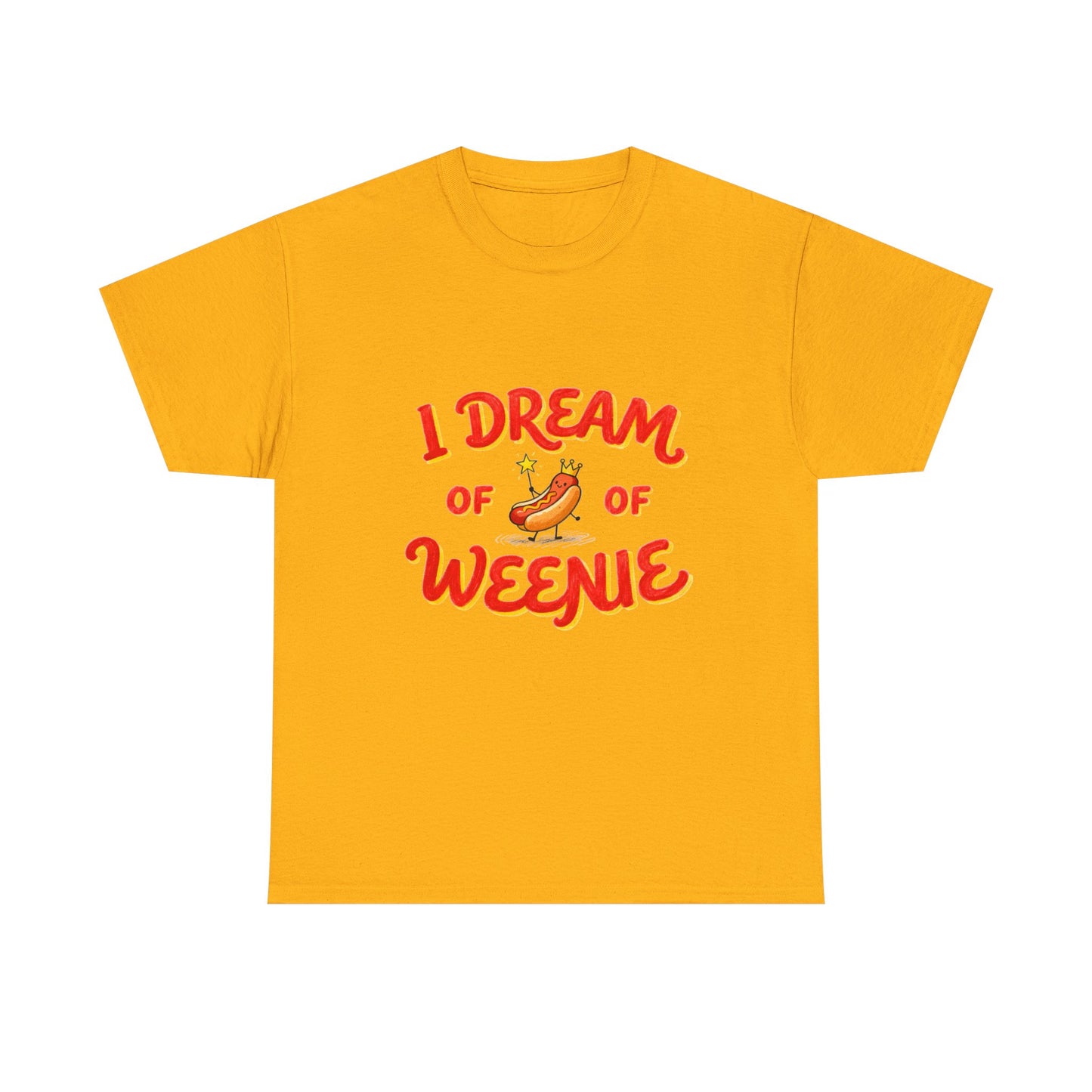 I Dream of Weenie Graphic Tee — Funny Hot Dog Retro Shirt