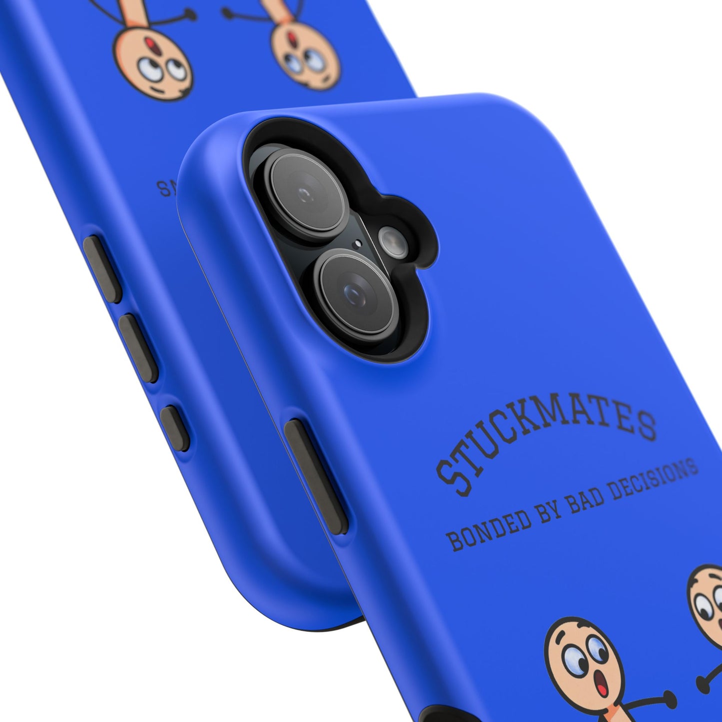 Stuckmates Magnetic Impact-Resistant Phone Case — "Bonded by Bad Decisions"