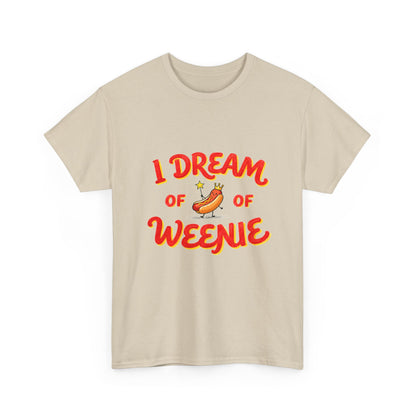 I Dream of Weenie Graphic Tee — Funny Hot Dog Retro Shirt