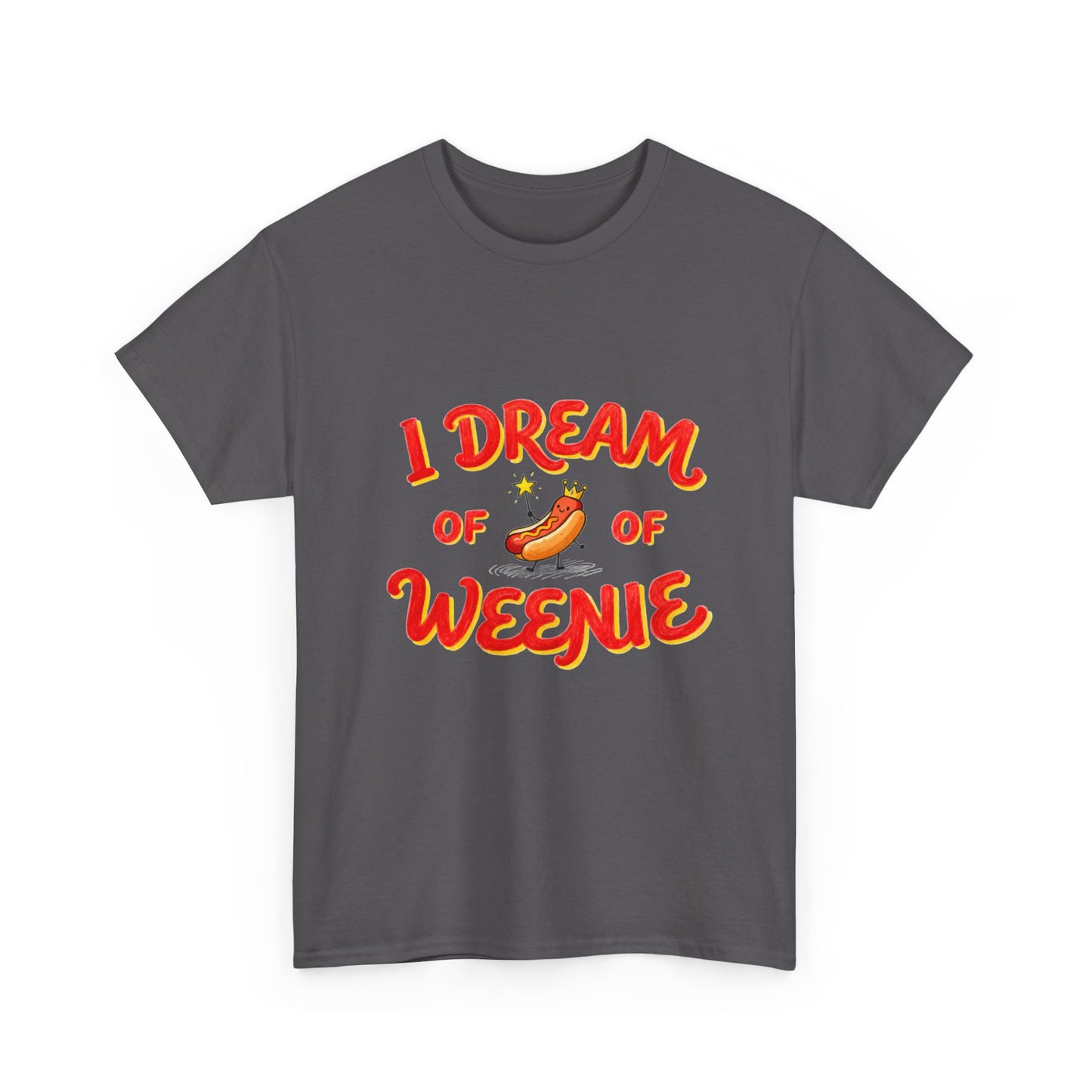 I Dream of Weenie Graphic Tee — Funny Hot Dog Retro Shirt