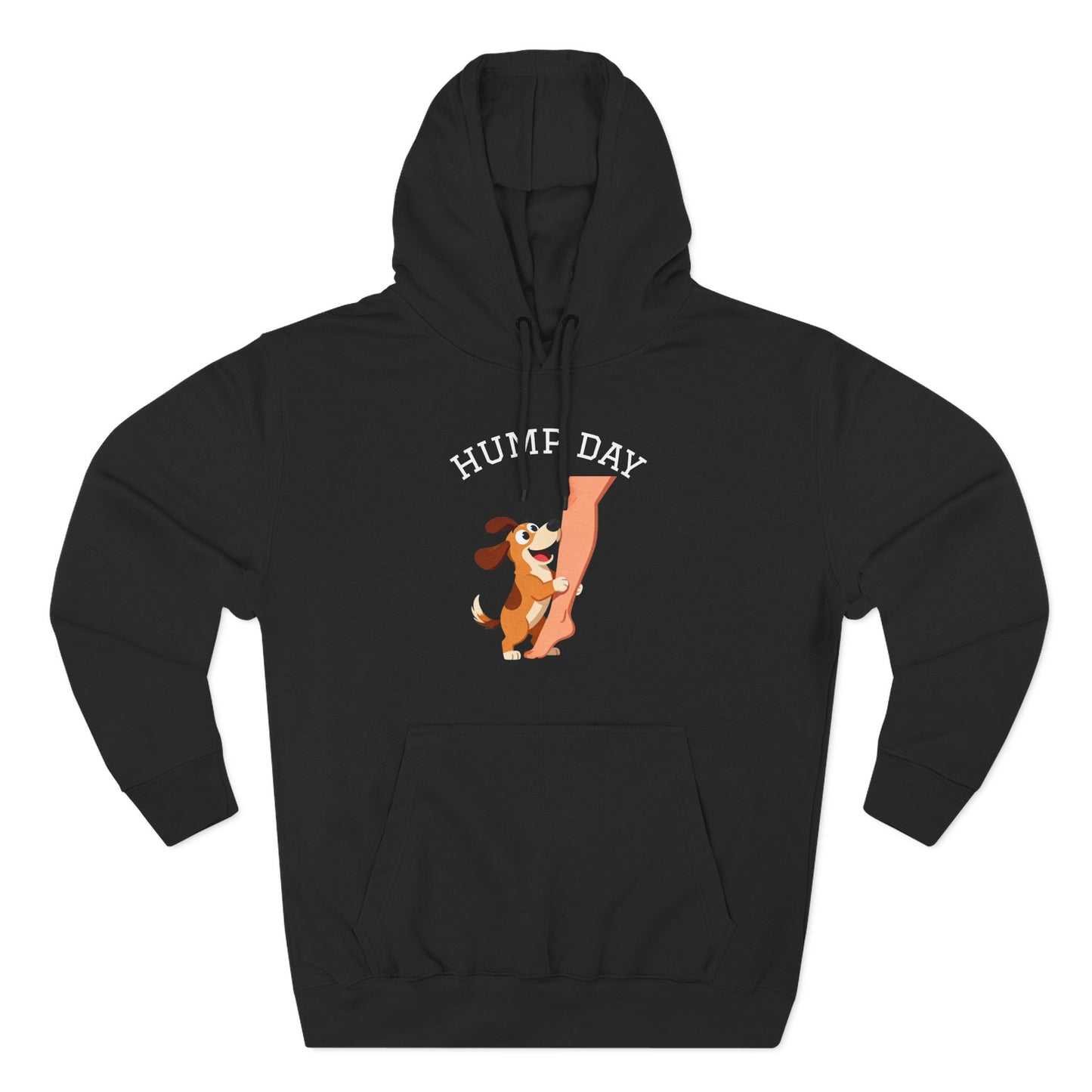 Hump Day Hoodie – Cute Beagle 'Hump Day' Fleece Pullover